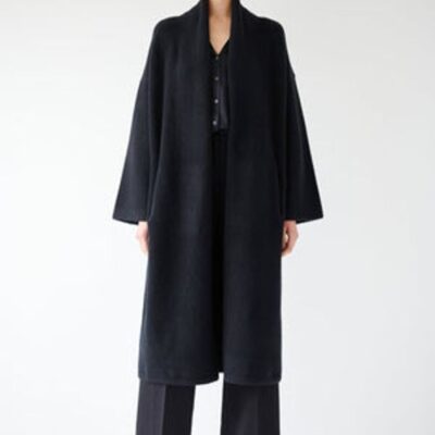 Clothing Velvet  | Carmel Coat Black