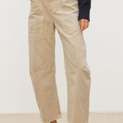 Clothing Velvet  | Brylie Sanded Twill Pant In Autumn